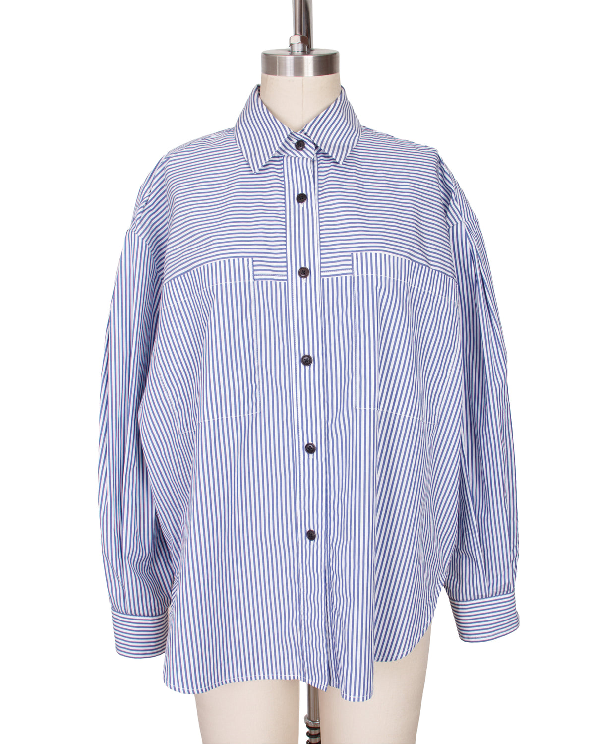 Kasmaria Boxy Pinstripe Shirt