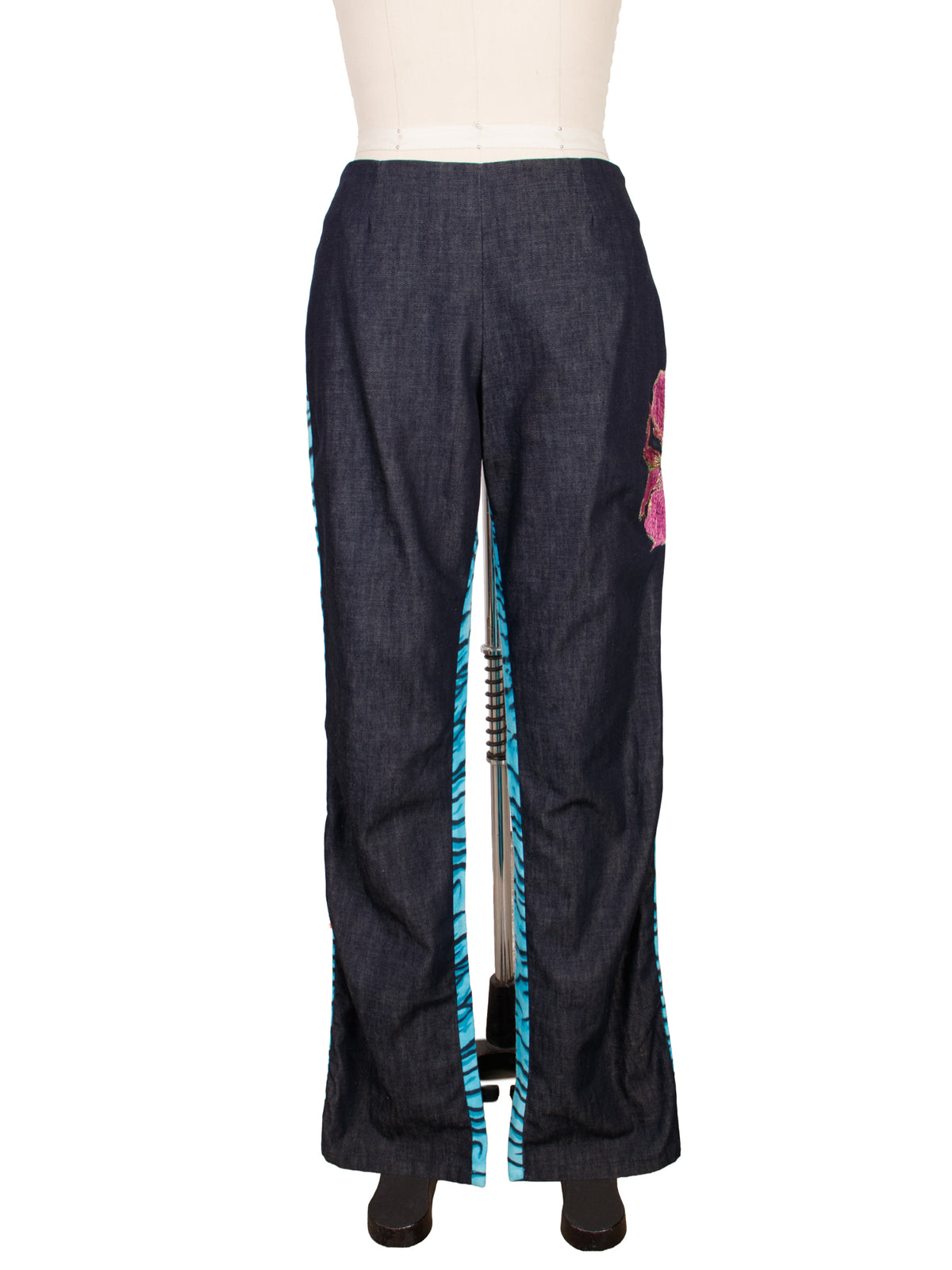 Versace Jeans Couture Blue Tiger Print Pant Set*