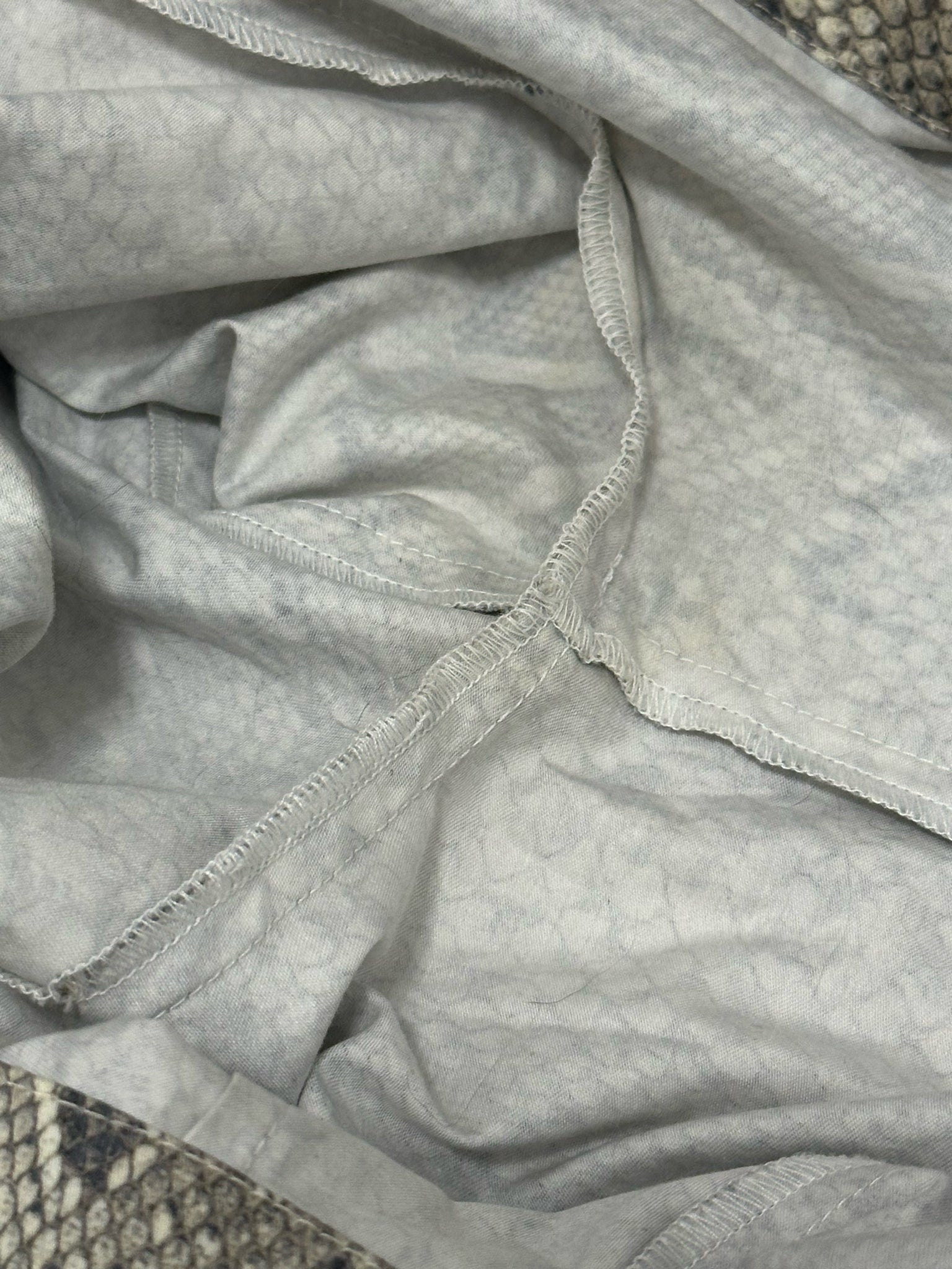 A.W.A.K.E Mode Snakeskin Print Shirt