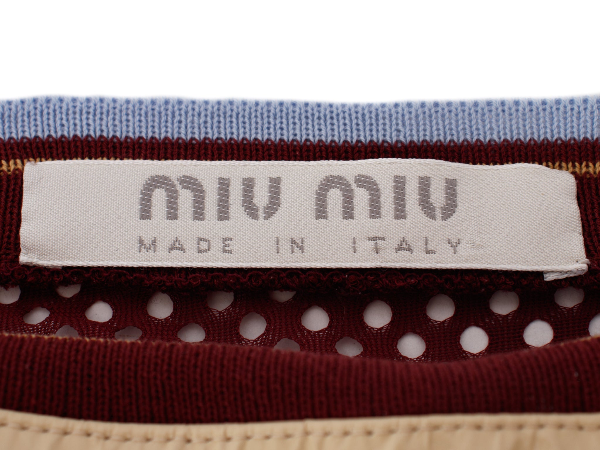 SS 2000 Miu Miu Patent Leather Skirt