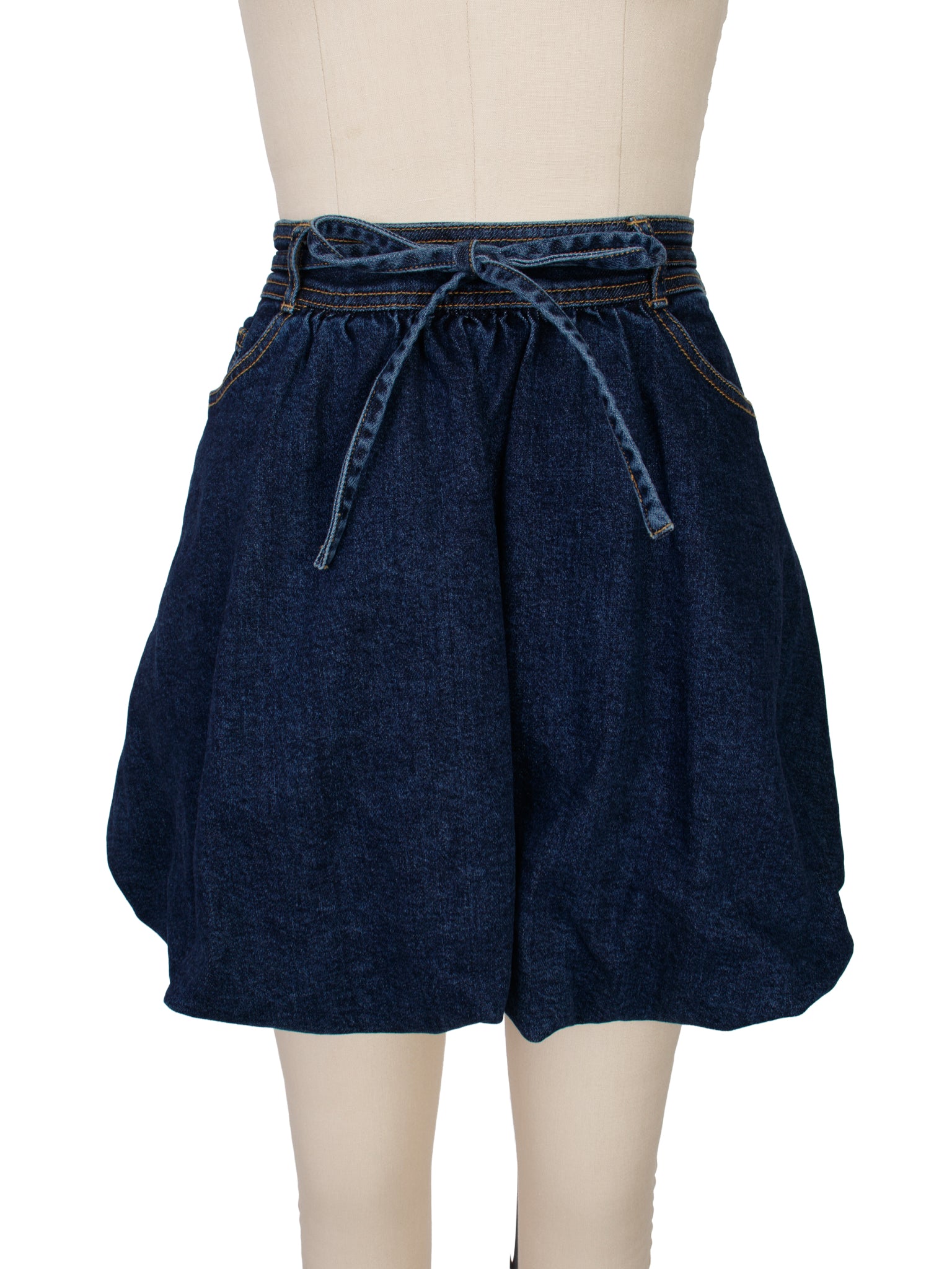 Cinq a Sept Denim Bubble Mini Skirt