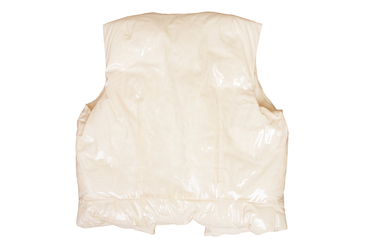 2016 Comme des Garcons Vinyl Coated Puffer Vest