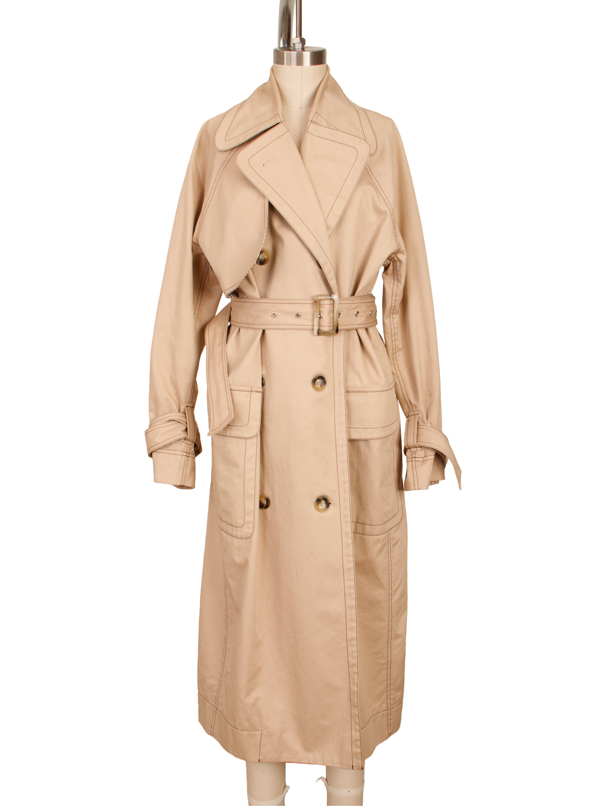Lee Mathews Twill Trench Coat