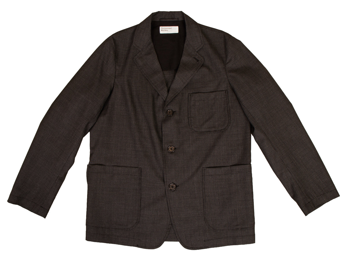 Universal Works Wool Check Suit