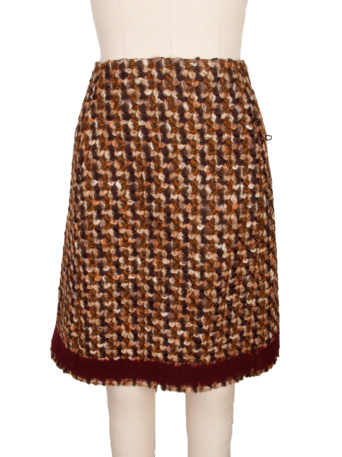 2010 Prada Virgin Wool Tweed Skirt Suit