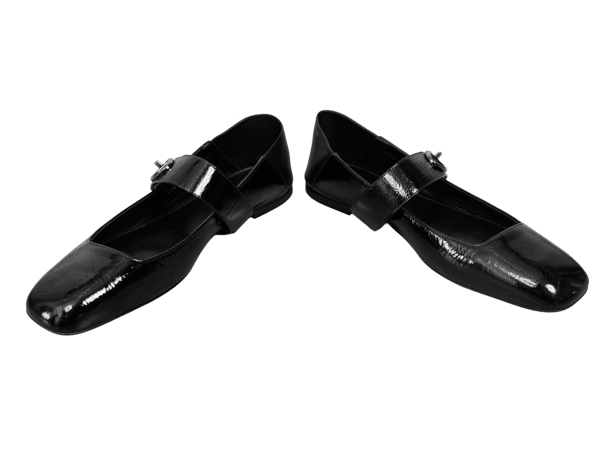 Valentino Patent Leather Ballet Flats