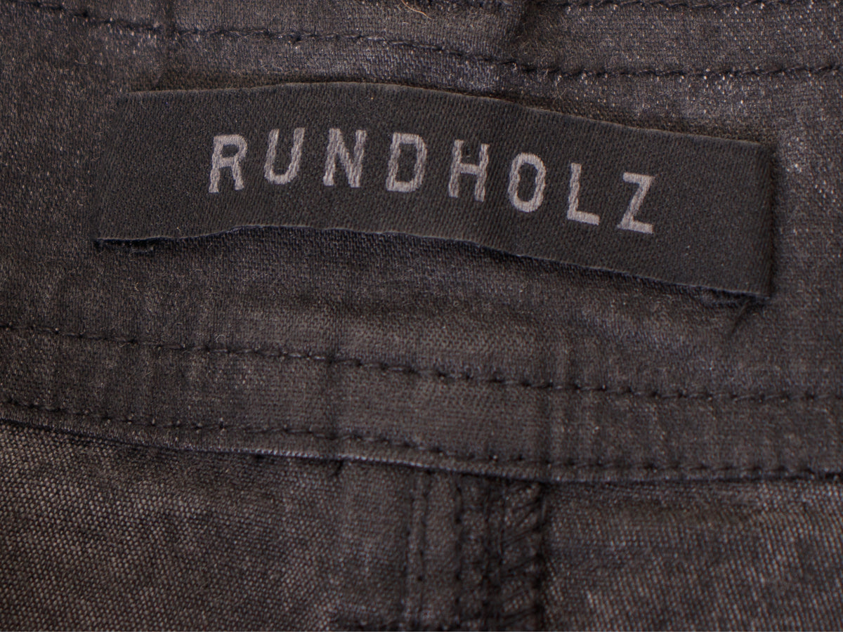 Rundholz Coated Denim Skirt