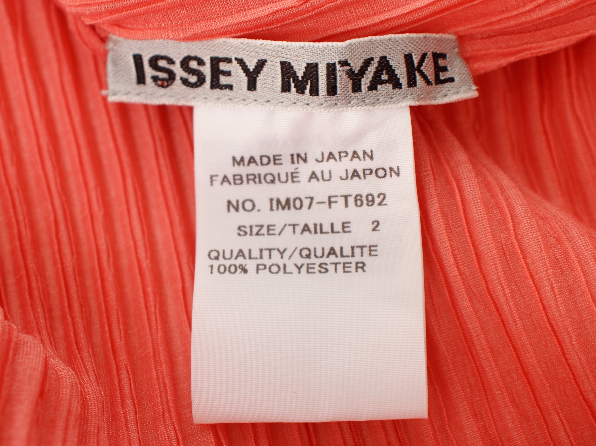 2020 Issey Miyake Jersey Dress