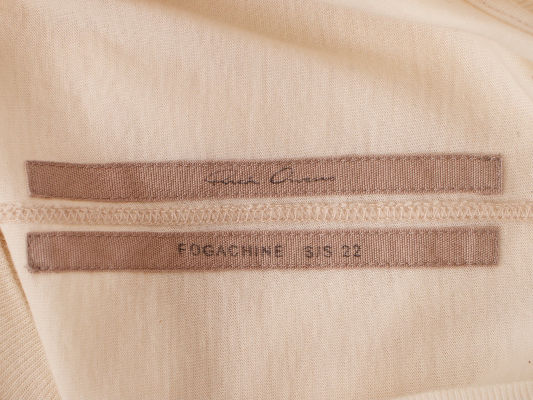 SS 22 Rick Owens Fogachine Cocoon Dress