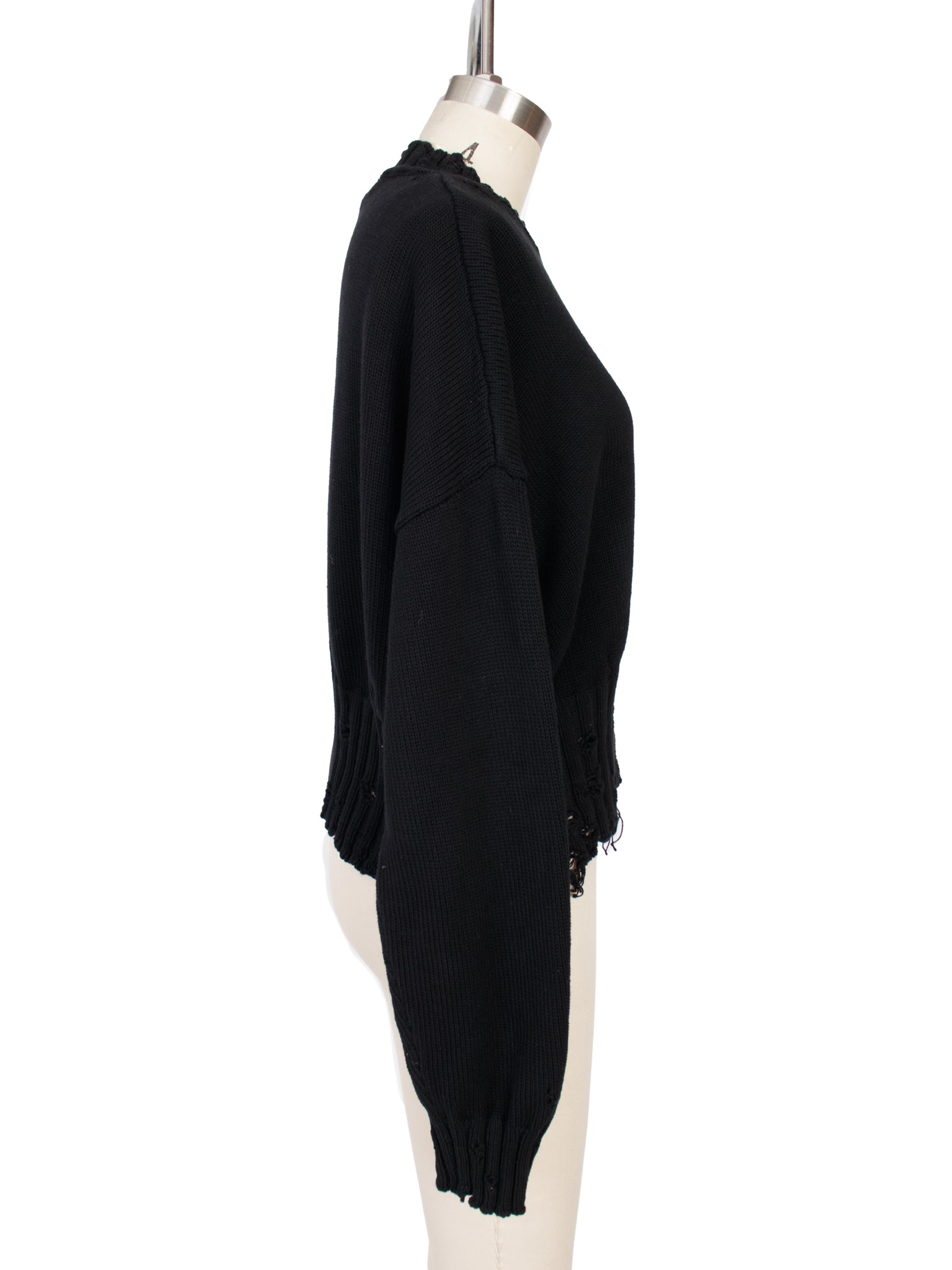 MARNI 22aw ステッチデザインロゴニット Marni Distressed Logo Stitch Sweater – Mercy Vintage