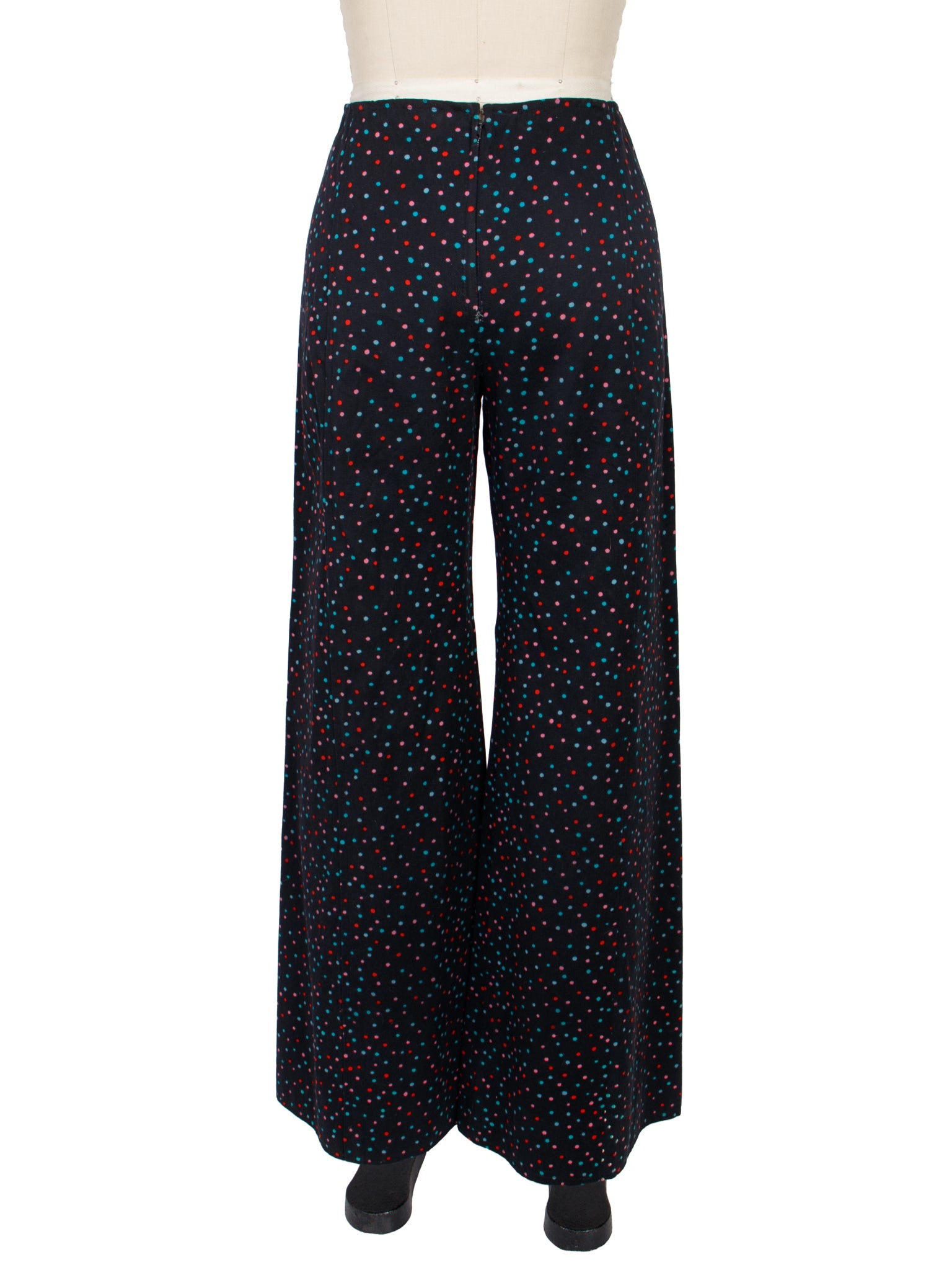 1960s Emanuel Ungaro Polka Dot Twill Panstsuit