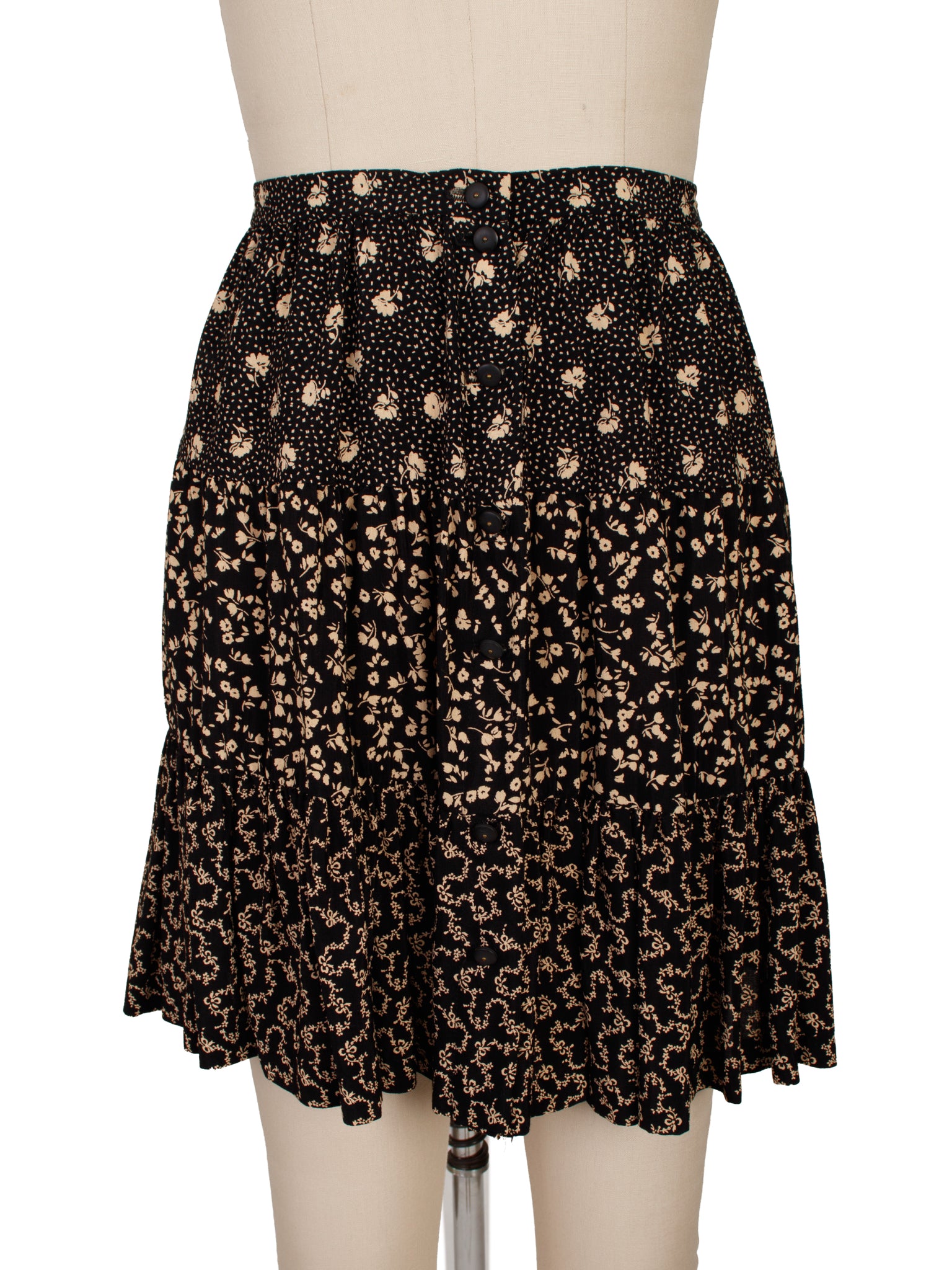 Betsey Johnson Ditsy Floral Corset & Skirt Set