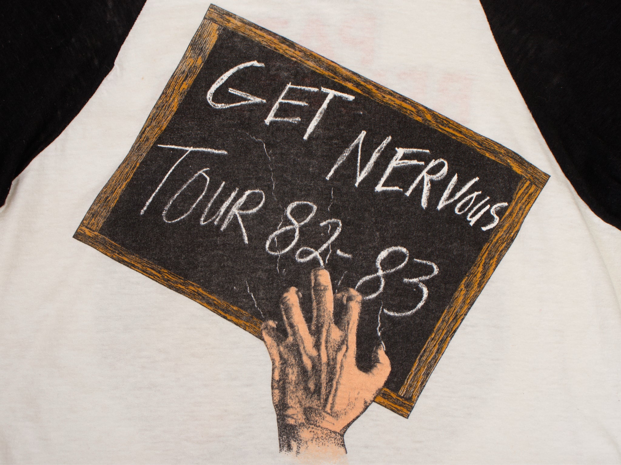 1982 Pat Benatar Get Nervous Raglan Tee