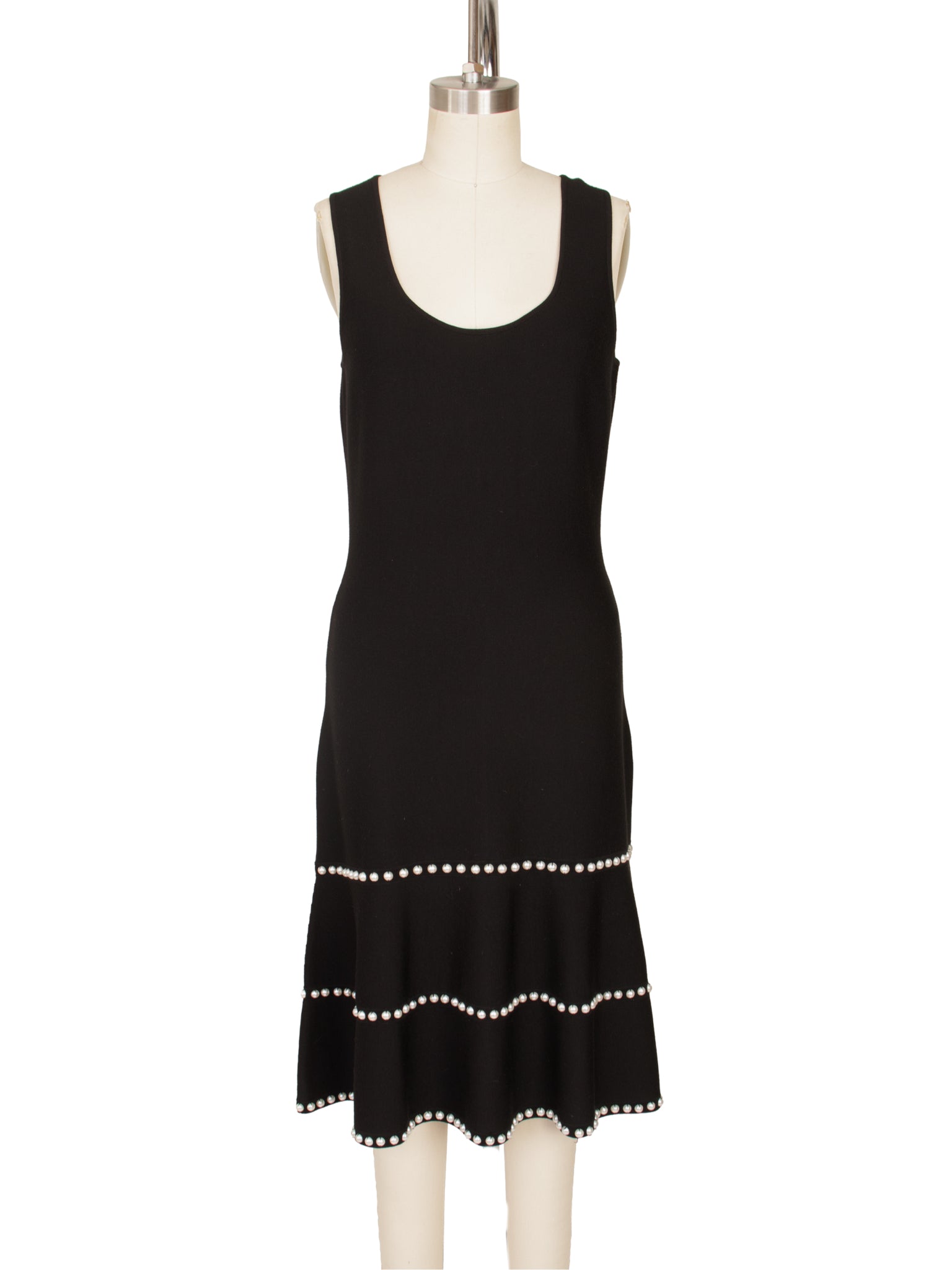 Carolina Herrera Faux Pearl Embellished Cardigan & Dress Set