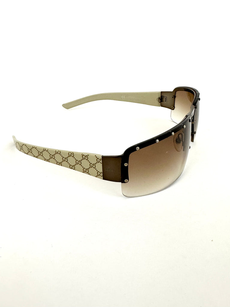 Gucci Guccissima Gradient Studded Sunglasses