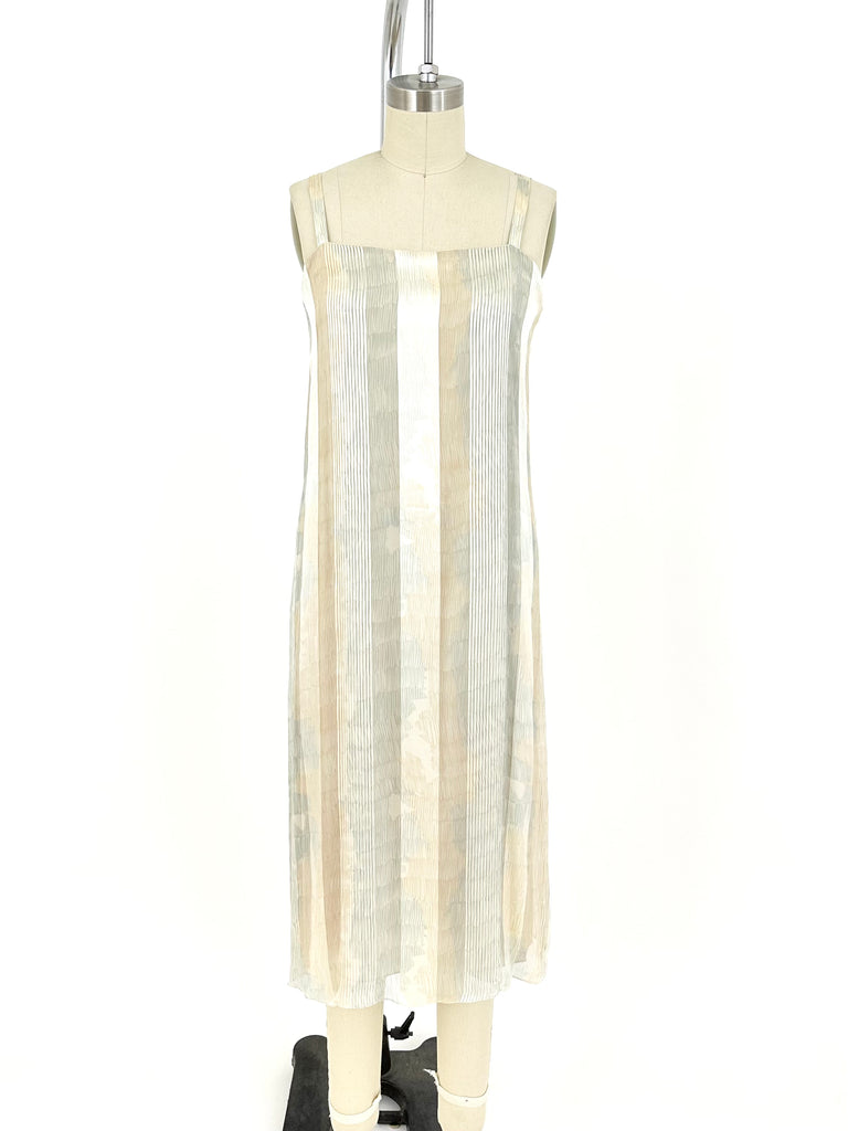 70s Incinoo Silk Printed Dress Set