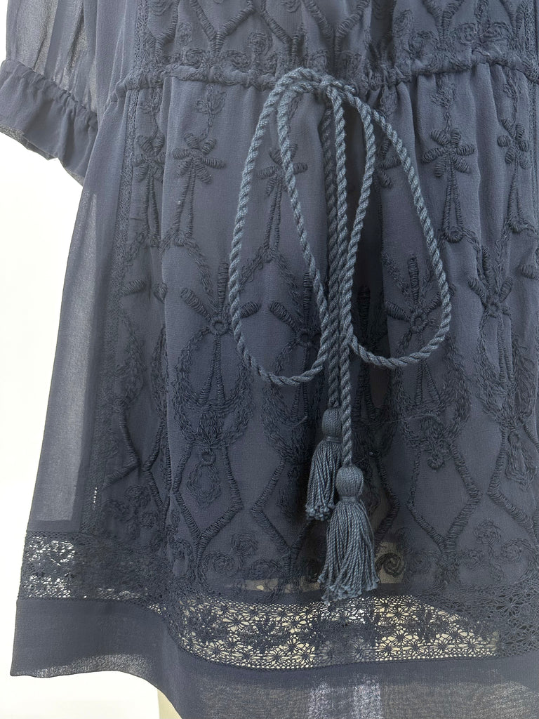 Ulla Johnson Sik Embroidered Dress