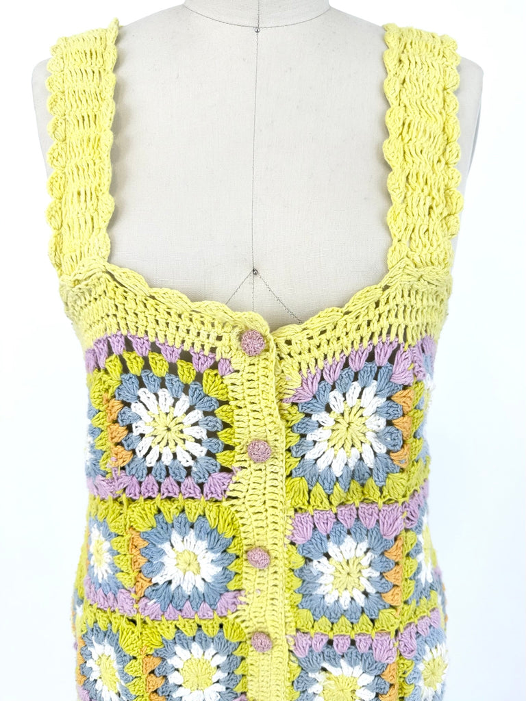 Alémais Petra Crochet Dress