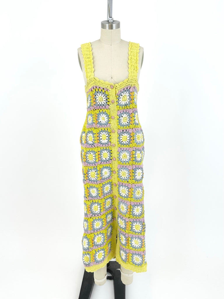 Alémais Petra Crochet Dress