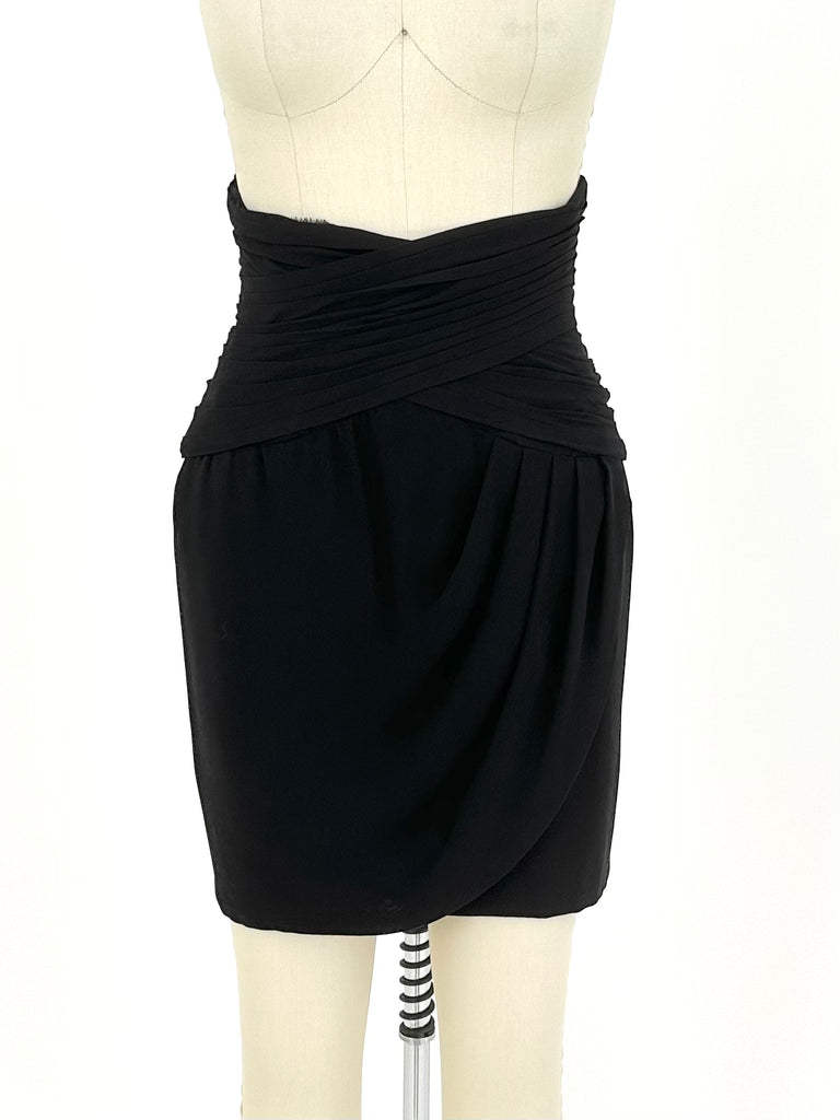 Chanel Boutique Silk Corset Skirt
