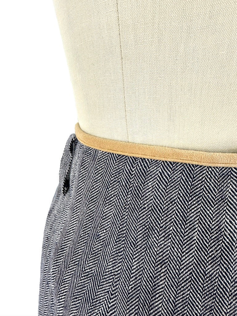 Billy Reid Linen Herringbone Shorts
