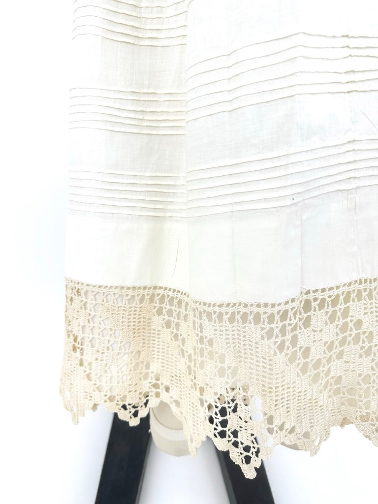 Antique Cotton Crochet Dress
