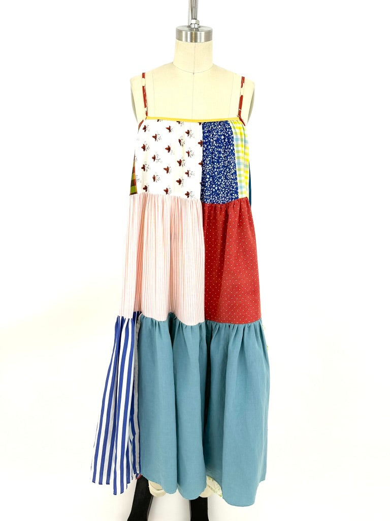 La Réunion Patchwork Maxi Dress | Mercy Vintage