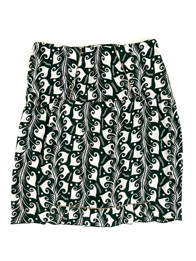 2010 Marni Spiral Print Skirt