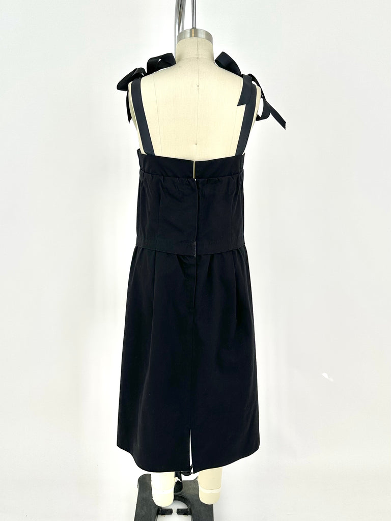 Marc Jacobs Black Ribbon Strap Dress