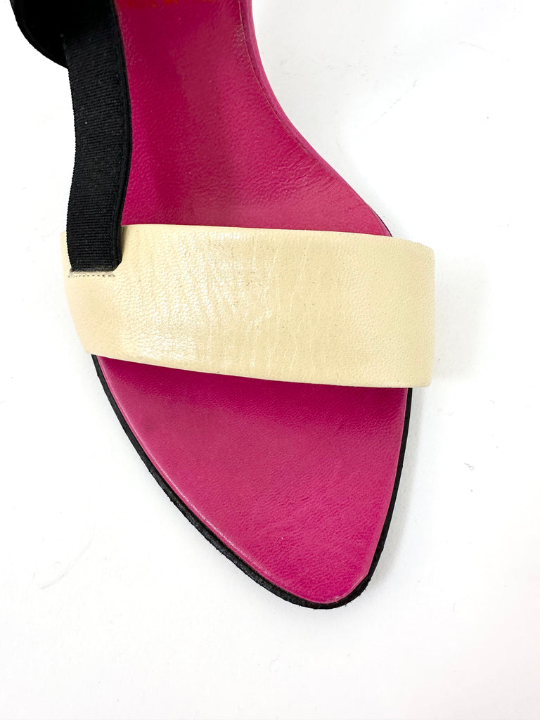Miu Miu Colorblock Heeled Sandals