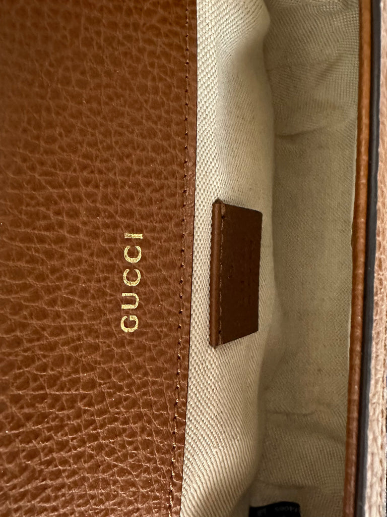 Gucci Horsebit 1955 Denim Mini Bag