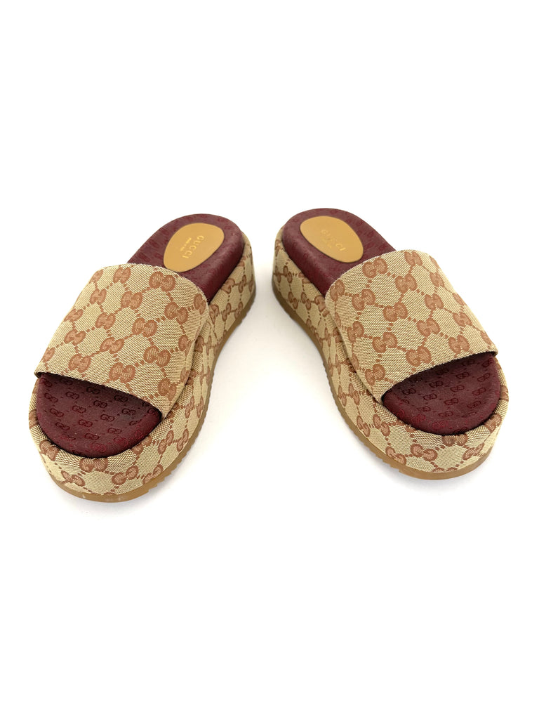 Gucci angelina platform online slides