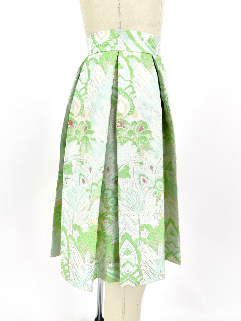 2012 Marni Patterned Pleated Skirt