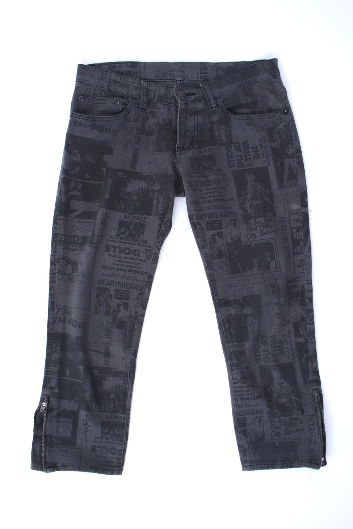 HYSTERIC GLAMOUR×NewYork Dolls スタッズデニムS｜レディース