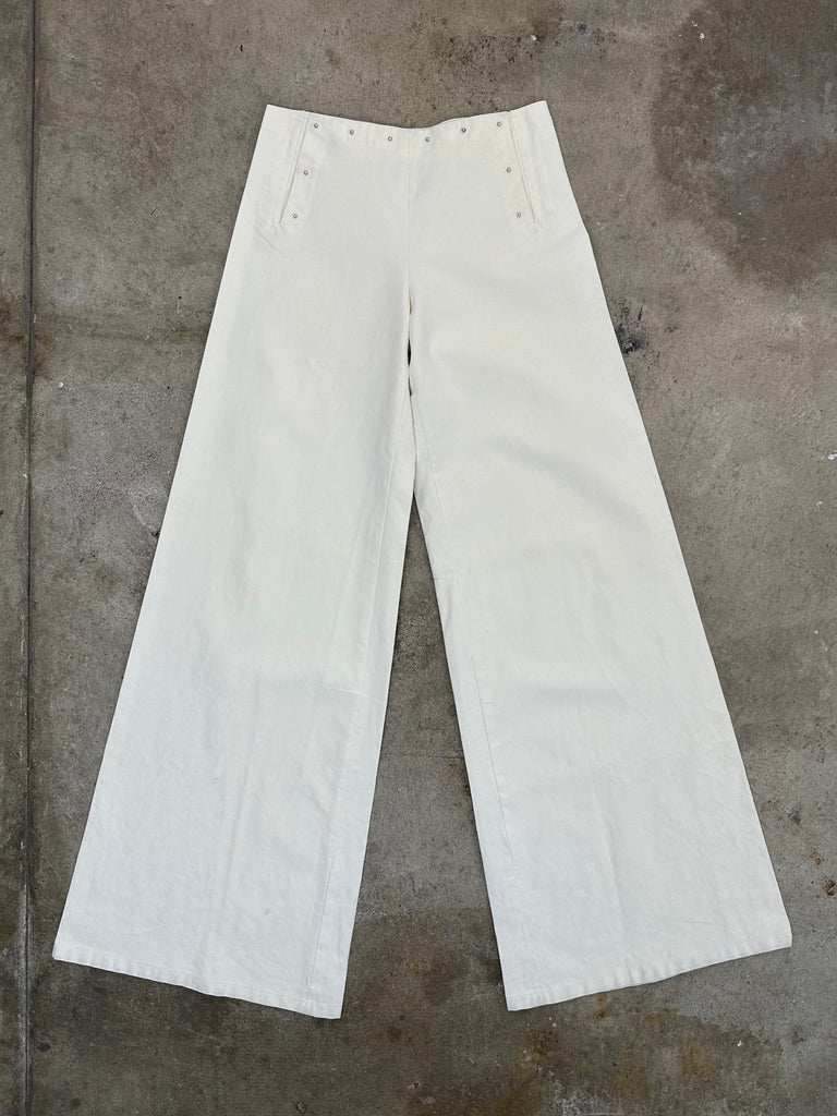gaultier line wide slacks pants archive
