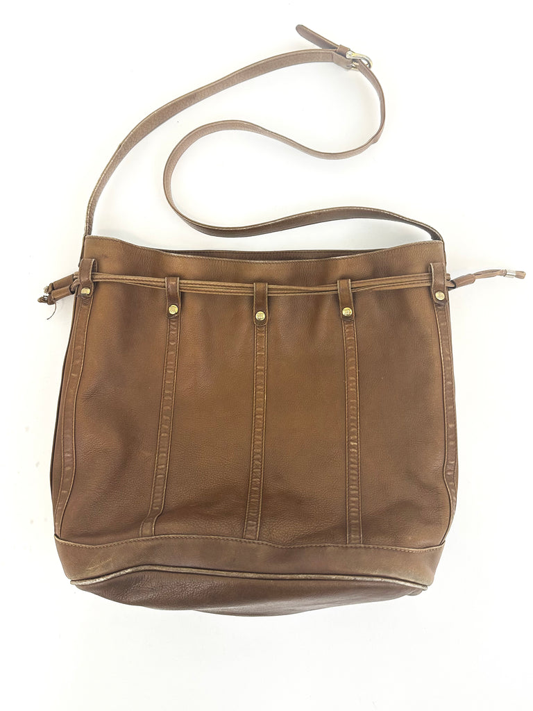 70s Celine Leather Bucket Bag