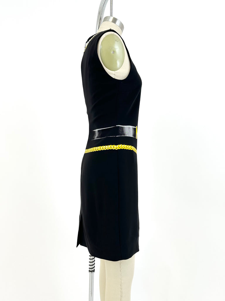 2017 Moschino Couture Chain Print Dress*