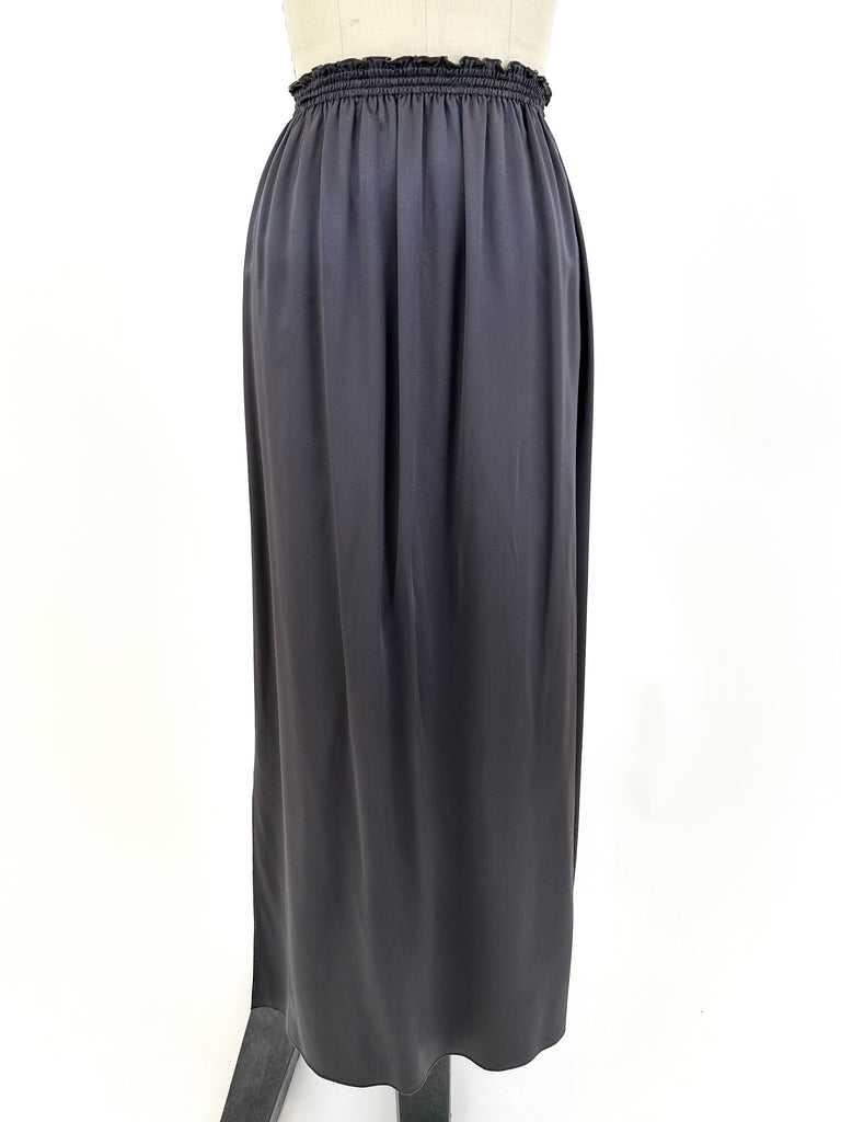90s Zoran Silk Double Layer Skirt