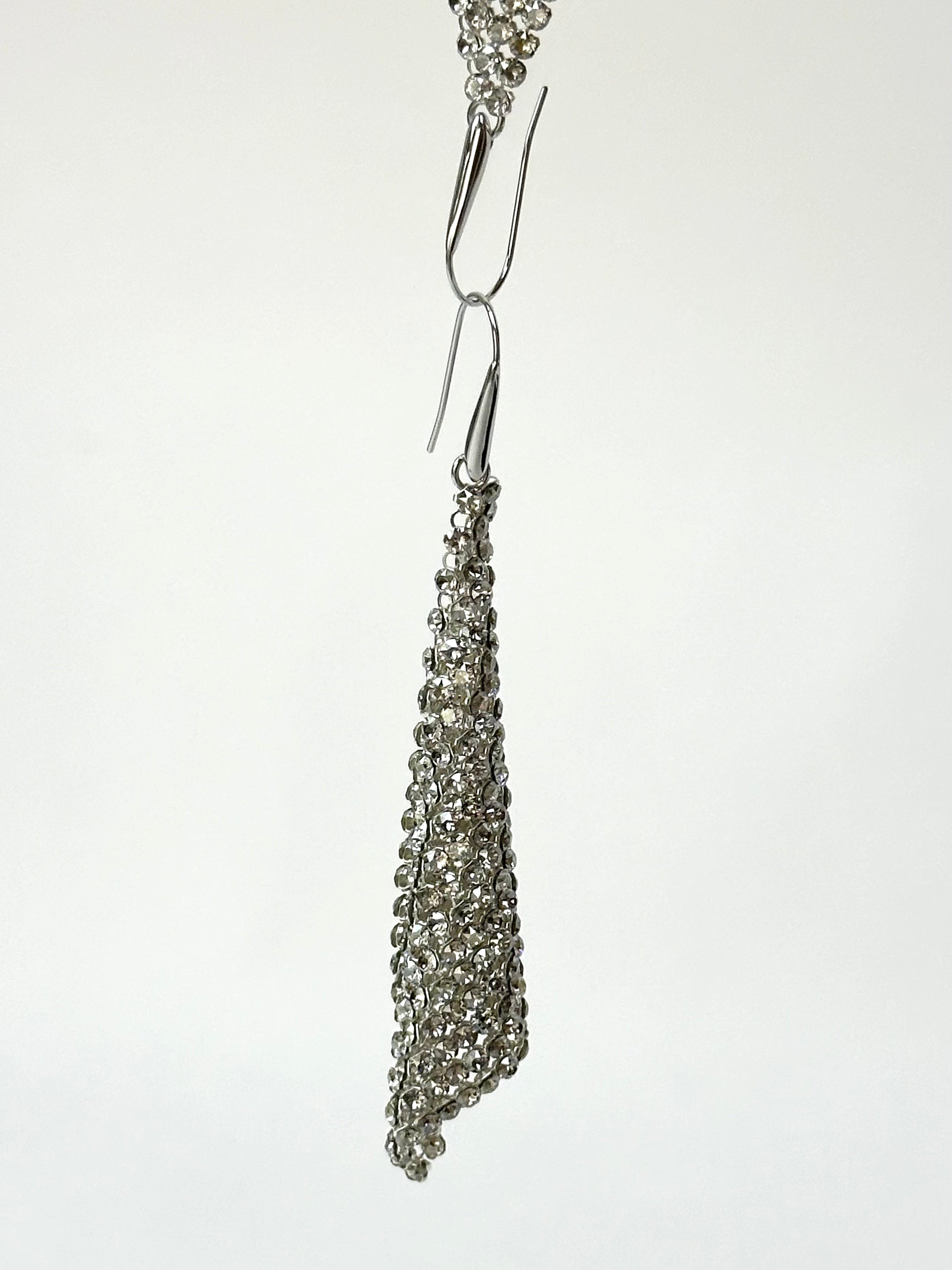 Swarovski crystal mesh earrings store