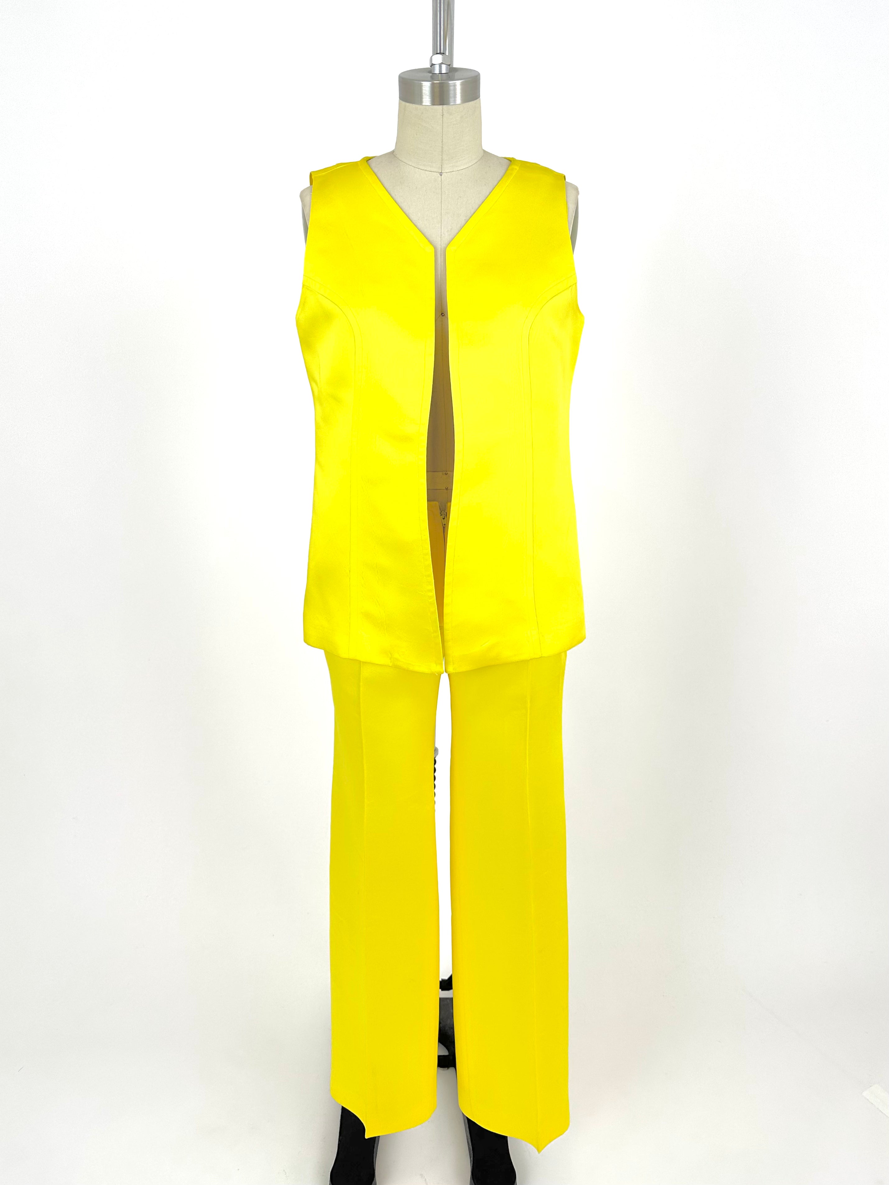 90s Satin Vest & Pant Set | Mercy Vintage