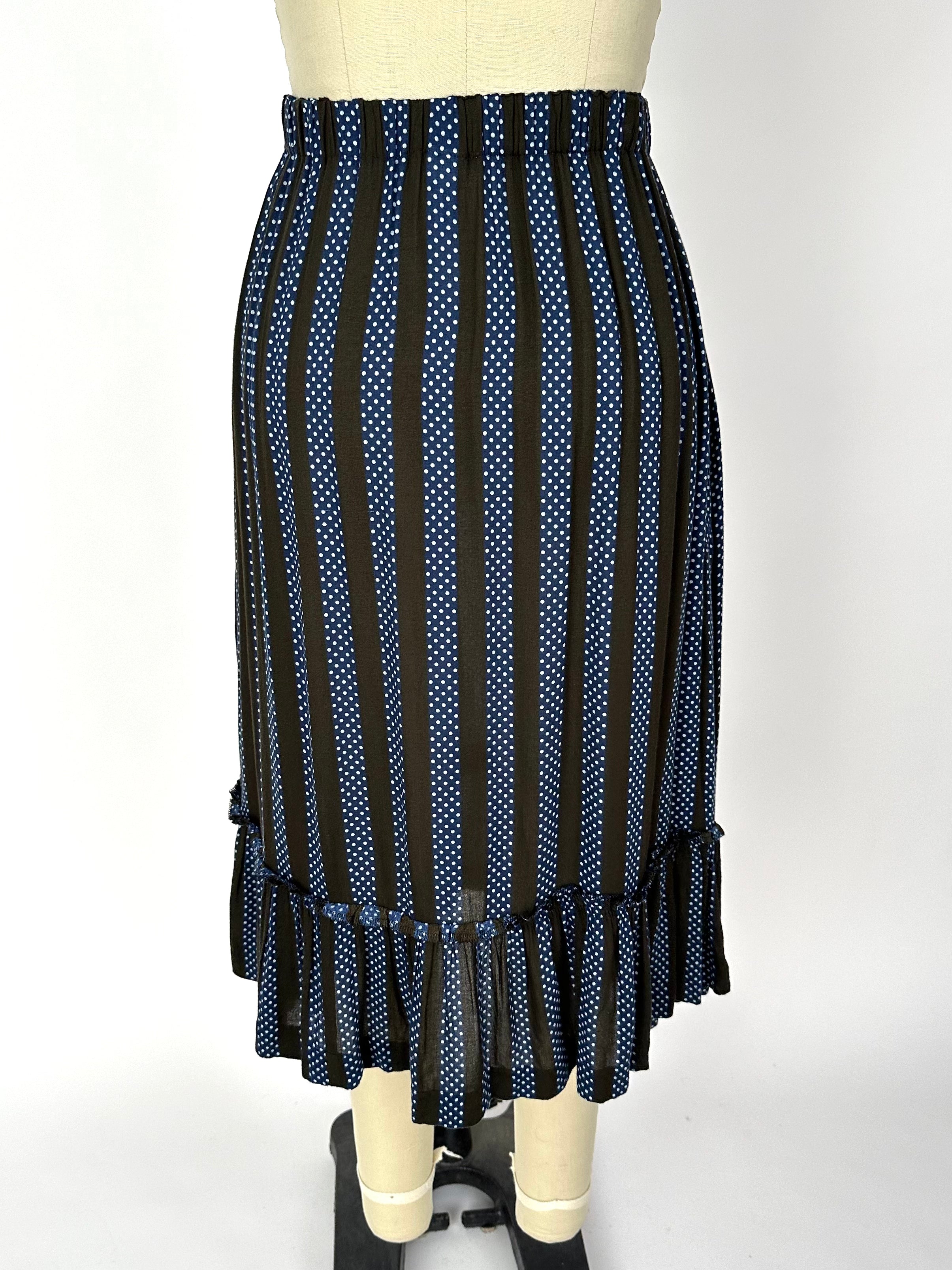 スカート COMMEdesGARCONS DOT Gathered Volumeskirt Polka Dot Skirt