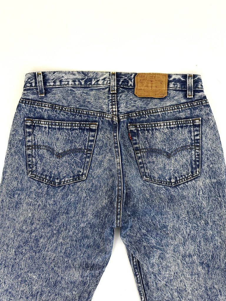 90s Levi's 501 Acid Wash Jeans/ Size 32
