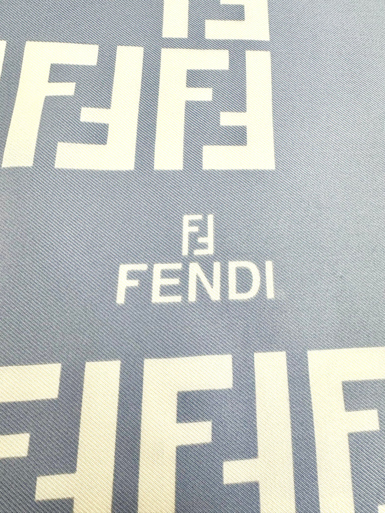 Fendi Foulard Silk Zucca Scarf