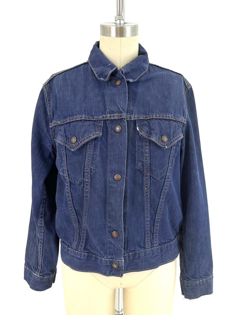 70s Levi's Dark Wash Denim Jacket