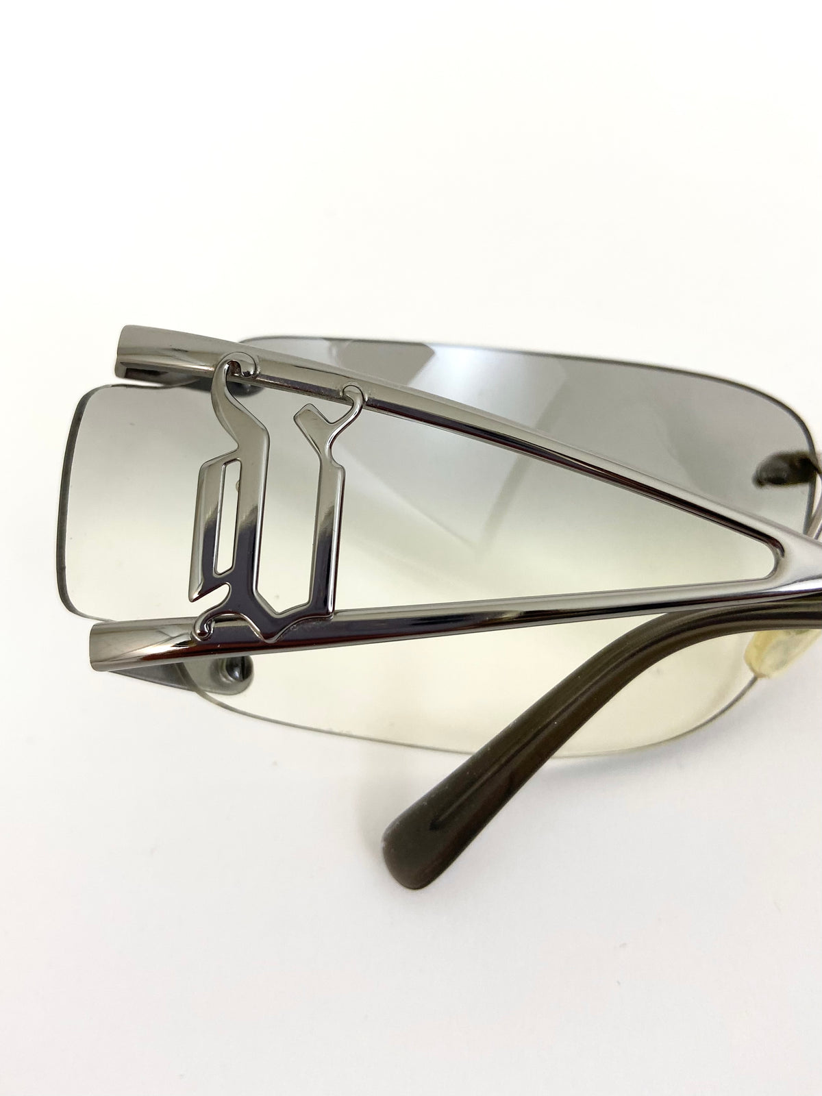 Versace Monogram Shield Sunglasses | Mercy Vintage