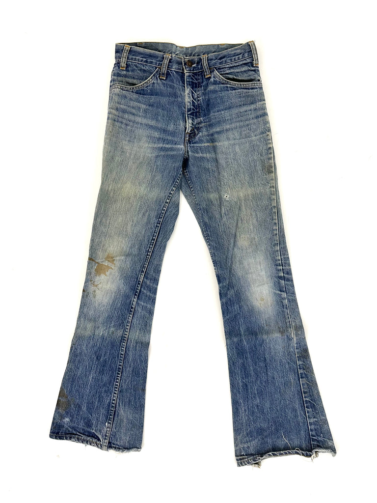 70s Levi's "Big E" Distressed Jeans / Size 29