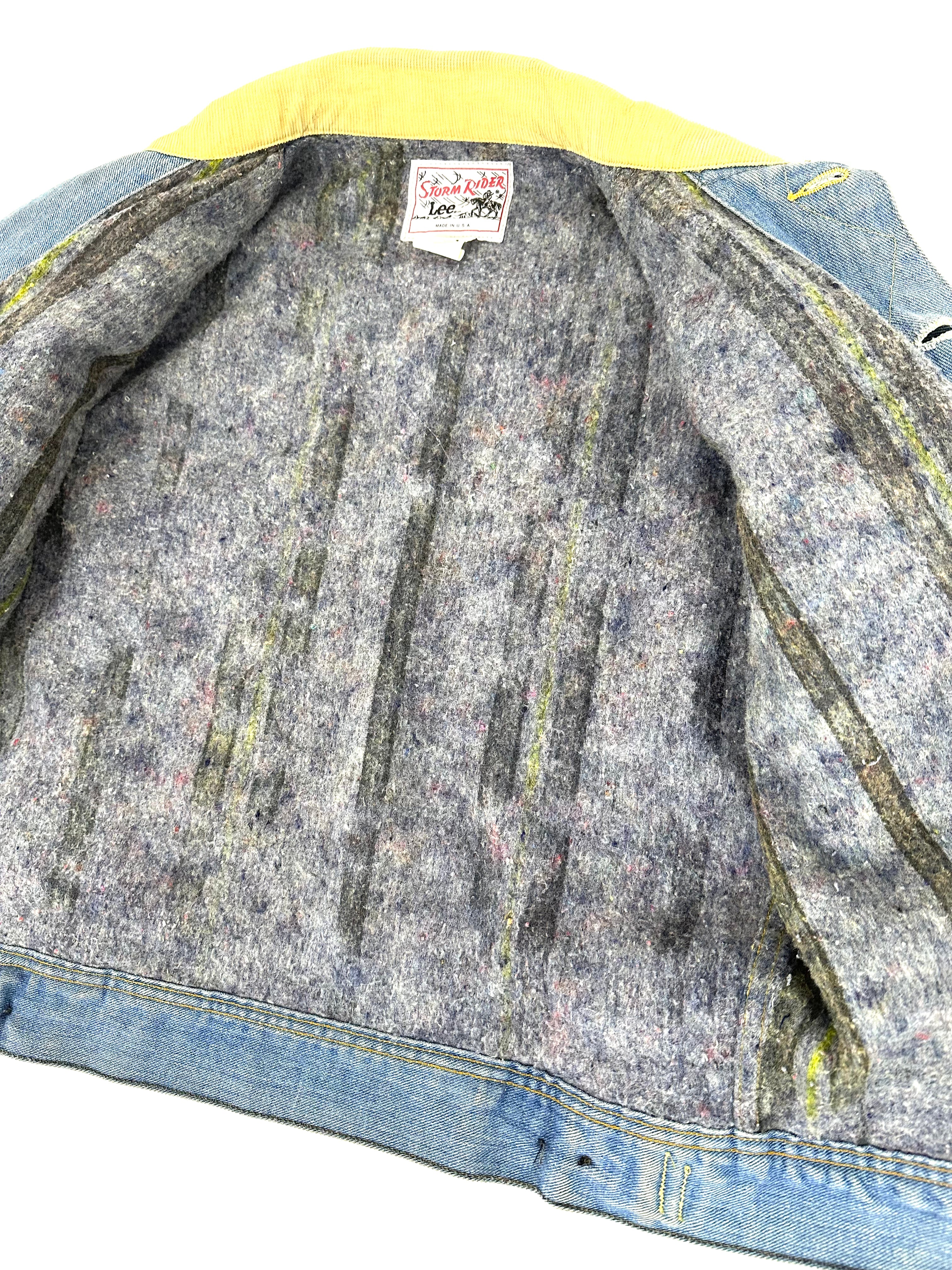 70s Lee Storm Rider Blanket Denim Jacket | Mercy Vintage