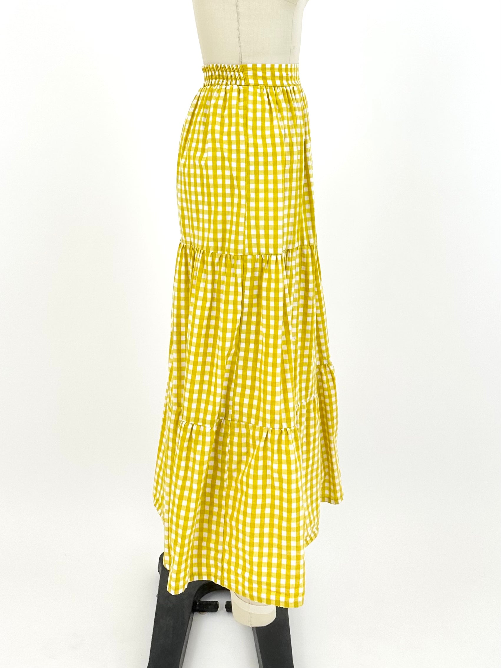 Faithfull The Brand Gingham Skirt
