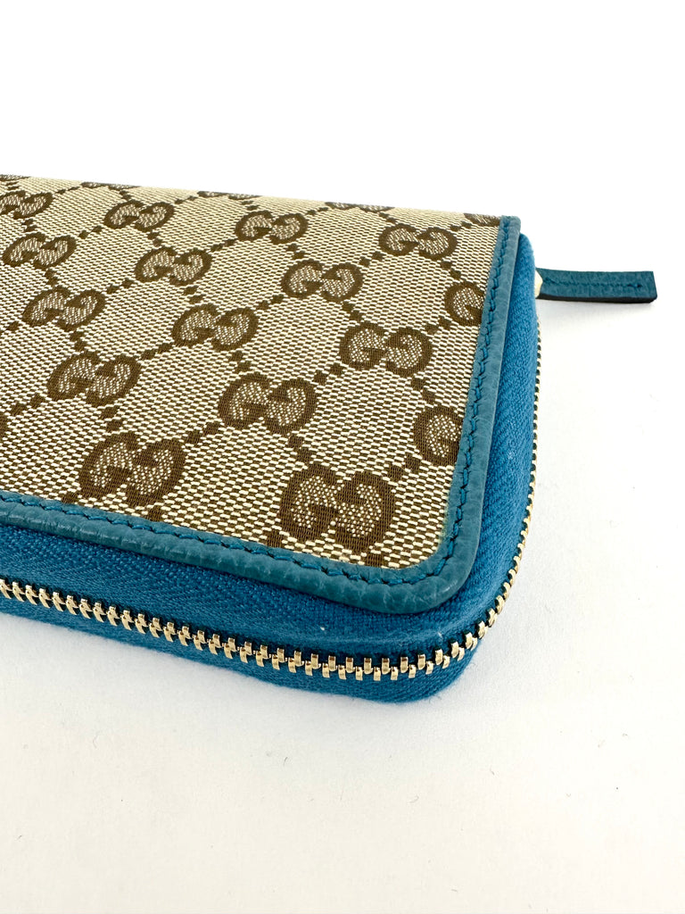 Gucci GG Canvas Zipper Wallet