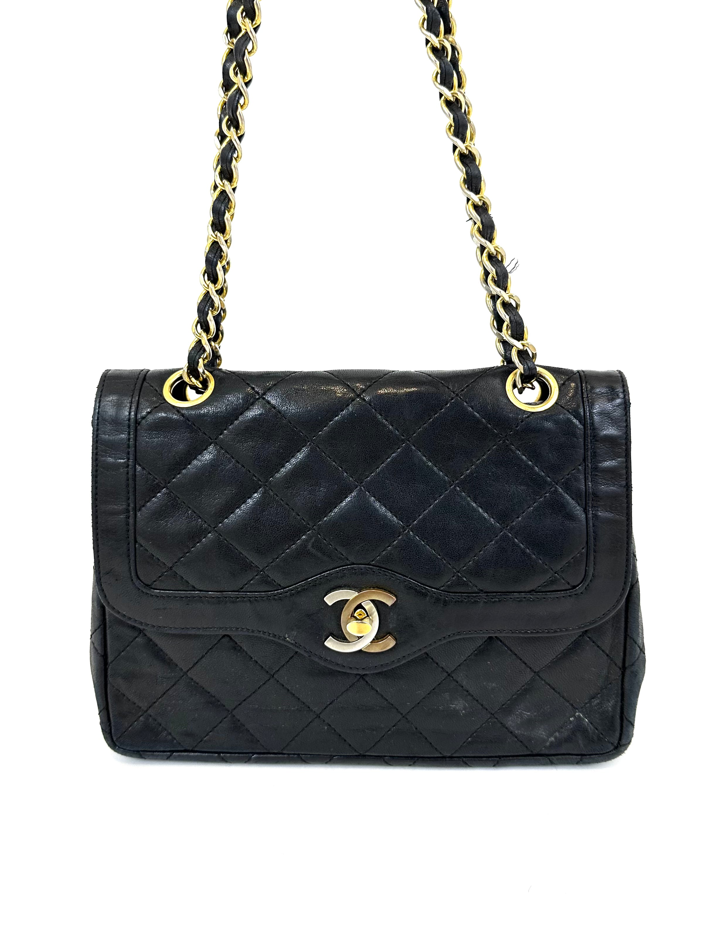 Chanel quilted bag vintage sales